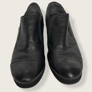 B O C mules. Black leather size 8.5